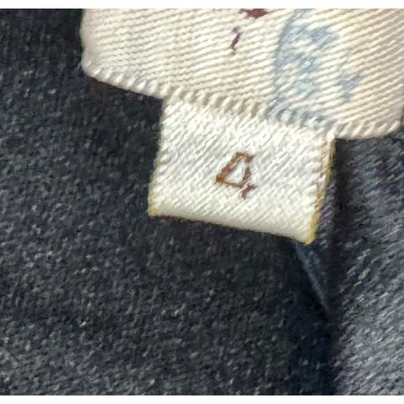 Roulette Cocktail Black Dress Embellished Beaded Waist Size 4 - Picture 7 of 8